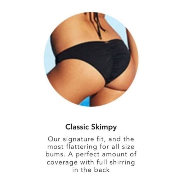 Strappy White Beach Bunny 'Hard Summer' Skimpy Bottom - XL (BOTTOM ONLY) - Picture 8 of 8